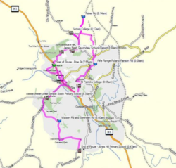 Route 100 – Victory Heights to Jones Hill Morning School Service