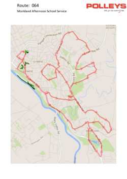 Route 064 – Monkland Afternoon School Service