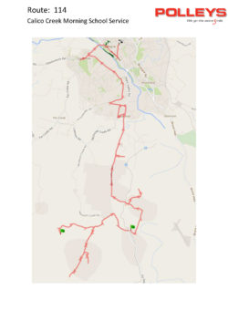 Route 112 – Kandanga Afternoon School Service