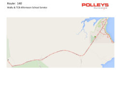 Route 140 – Wallu & TCB Afternoon School Service