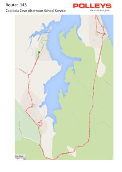 Route 143 – Cooloola Cove Afternoon School Service
