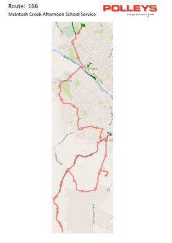 Route 166 – McIntosh Creek Afternoon School Service