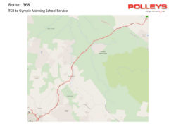 Route 368 – TCB to Gympie Morning School Service