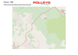 Route 368 – TCB to Gympie Afternoon School Service