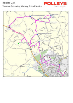 Route 737 – Tamaree Secondary Morning School Service