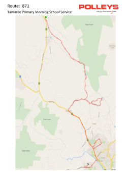 Route 871 – Tamaree Primary Morning School Service