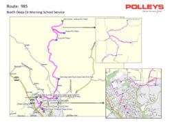 Route 985 – North Deep Creek Morning School Service