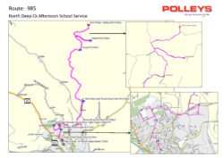 Route 985- North Deep Creek Afternoon School Service