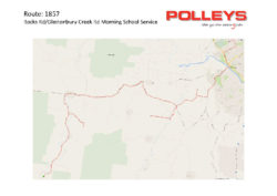 Route 1857 – Rocks Rd/Glastonbury Ck Rd Morning School Service