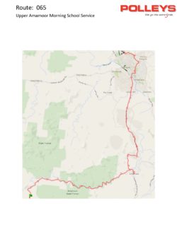 Route 065 – Upper Amamoor Morning School Service